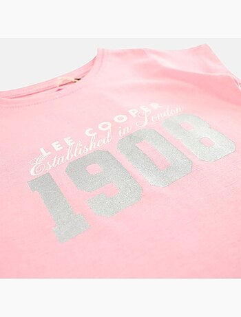 Lee Cooper - Camiseta niña de manga corta