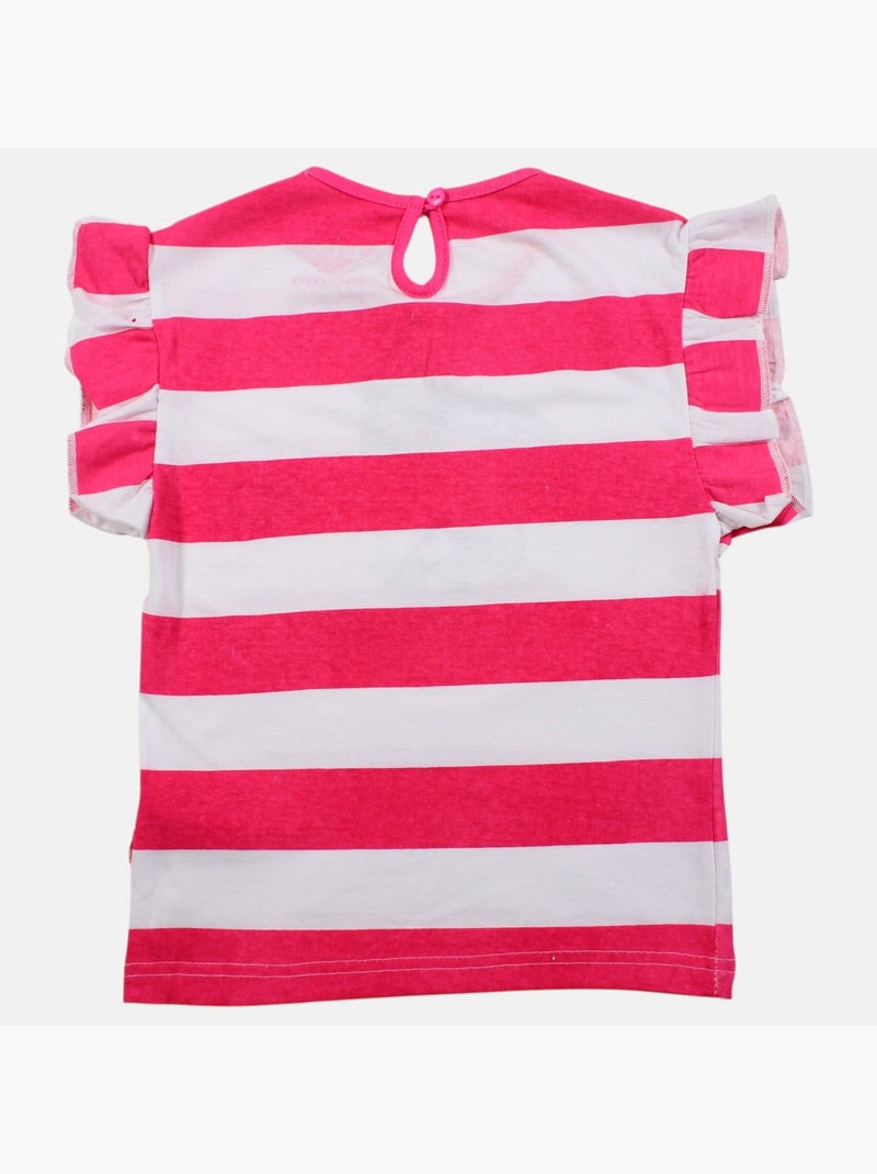 Lee Cooper - Camiseta niña de manga corta Rosa fucsia - Kiabi
