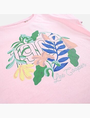 Lee Cooper - Camiseta niña de manga corta