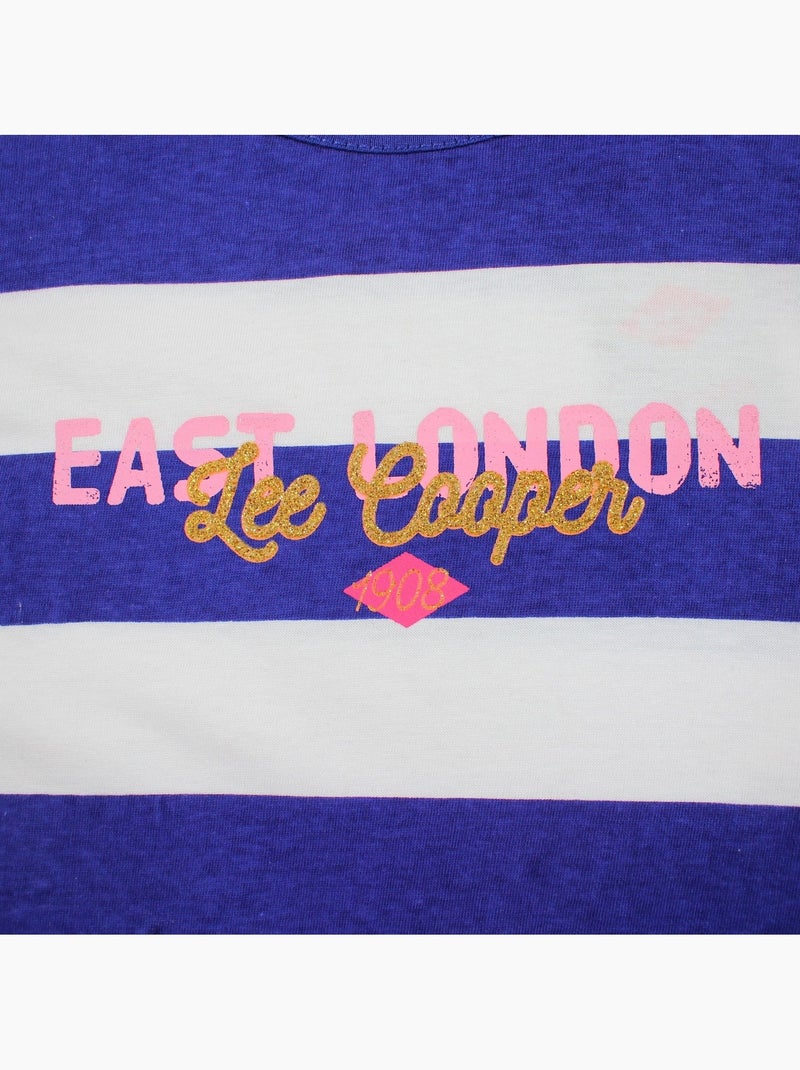 Lee Cooper - Camiseta niña de manga corta Violeta - Kiabi