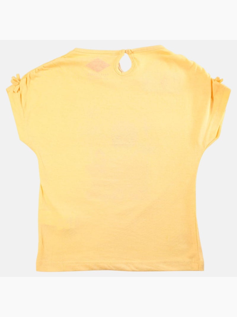 Lee Cooper - Camiseta niña manga corta Amarillo - Kiabi