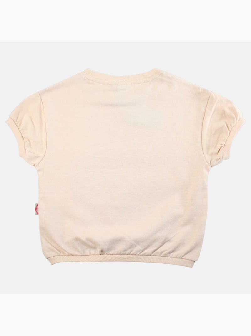 Lee Cooper - Camiseta niña manga corta Beige - Kiabi