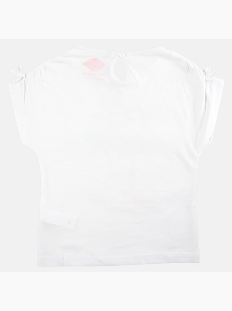 Lee Cooper - Camiseta niña manga corta Blanco - Kiabi