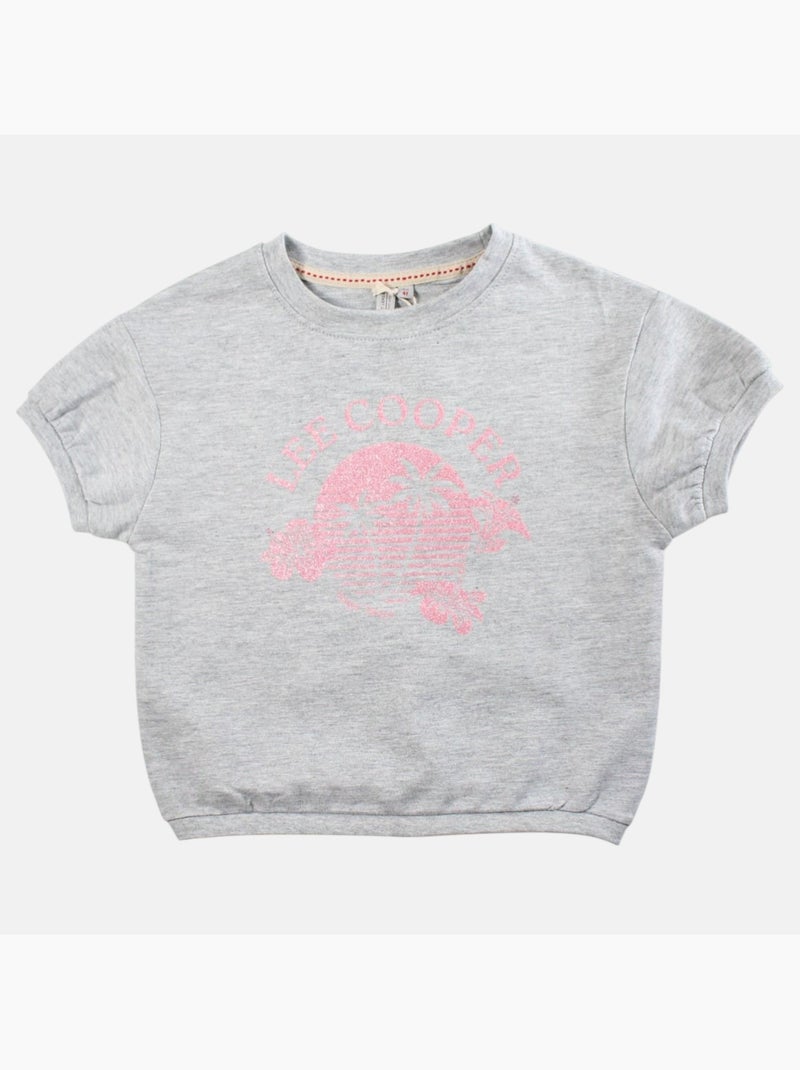 Lee Cooper - Camiseta niña manga corta Gris - Kiabi