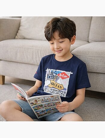 Lee Cooper - Camiseta niño de manga corta