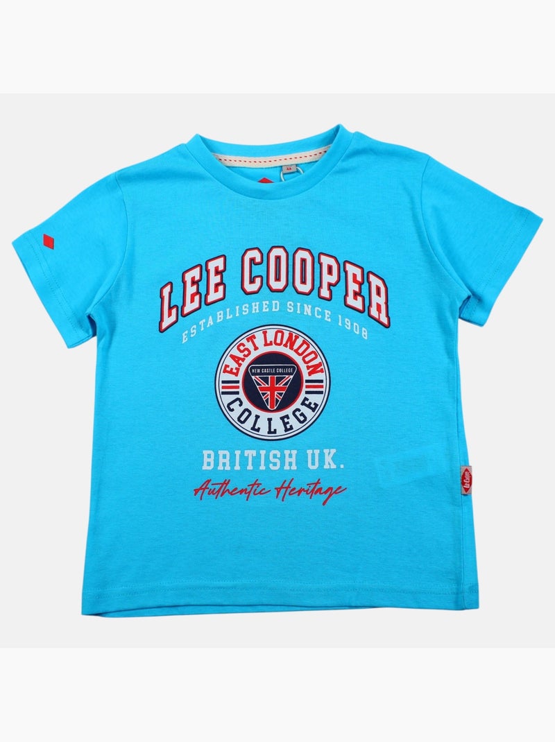 Lee Cooper - Camiseta niño de manga corta Azul - Kiabi