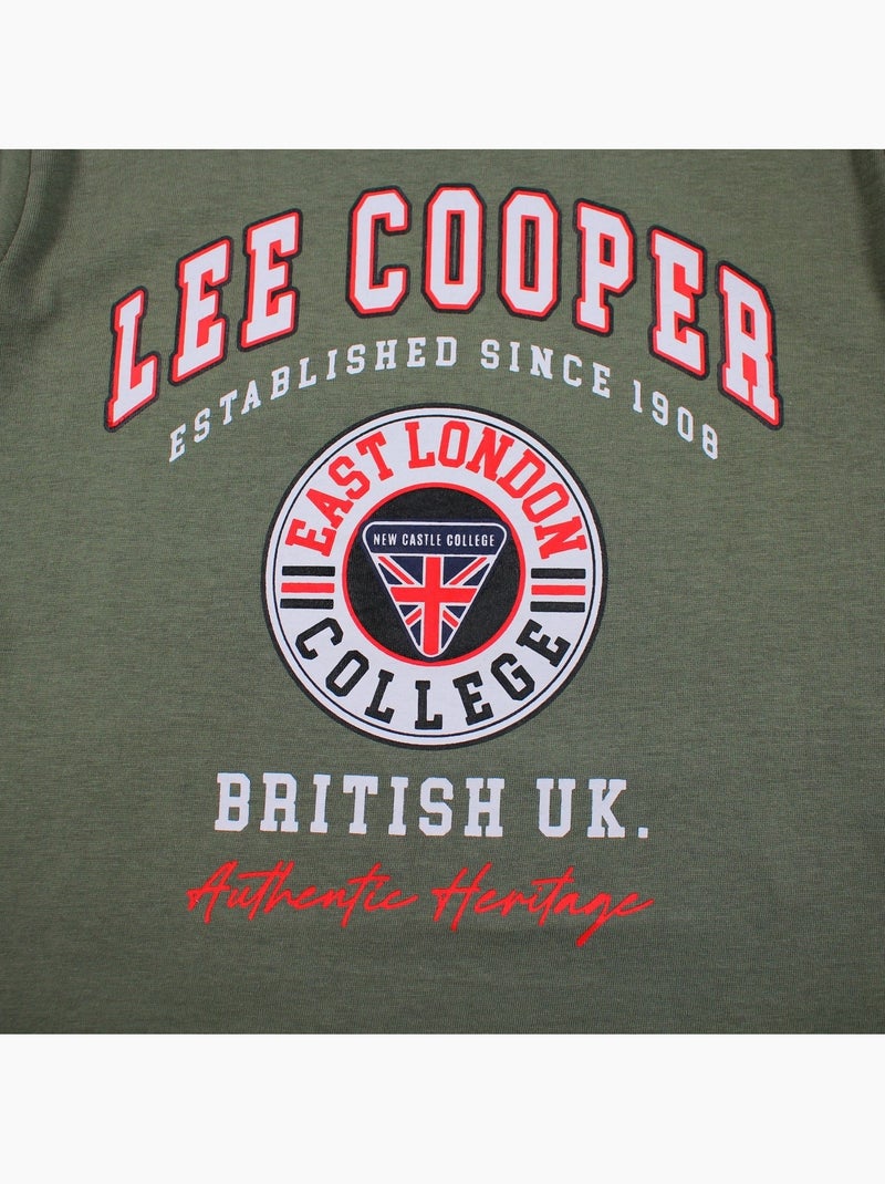 Lee Cooper - Camiseta niño de manga corta Caqui - Kiabi