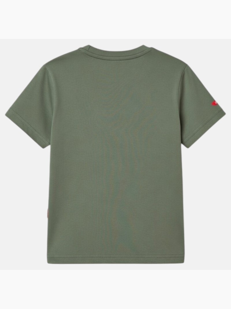 Lee Cooper - Camiseta niño de manga corta Caqui - Kiabi