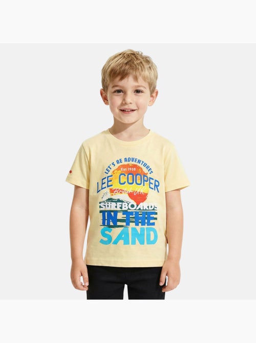 Lee Cooper - Camiseta niño de manga corta con diseño inspirado en el mundo del surf y el verano - Kiabi Lee Cooper - Camiseta niño de manga corta con diseño inspirado en el mundo del surf y el verano - Kiabi