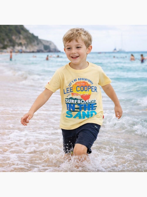 Lee Cooper - Camiseta niño de manga corta con diseño inspirado en el mundo del surf y el verano - Kiabi Lee Cooper - Camiseta niño de manga corta con diseño inspirado en el mundo del surf y el verano - Kiabi