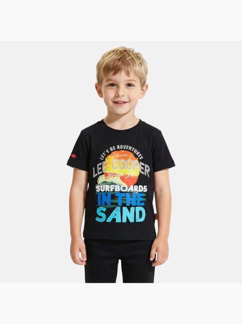 Lee Cooper - Camiseta niño de manga corta con diseño inspirado en el mundo del surf y el verano - Kiabi Lee Cooper - Camiseta niño de manga corta con diseño inspirado en el mundo del surf y el verano - Kiabi