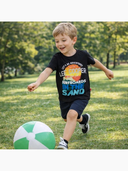 Lee Cooper - Camiseta niño de manga corta con diseño inspirado en el mundo del surf y el verano - Kiabi Lee Cooper - Camiseta niño de manga corta con diseño inspirado en el mundo del surf y el verano - Kiabi
