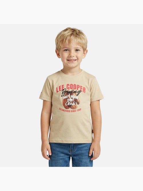 Lee Cooper - Camiseta niño de manga corta con estampado boxing club - Kiabi
