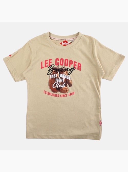 Lee Cooper - Camiseta niño de manga corta con estampado boxing club - Kiabi