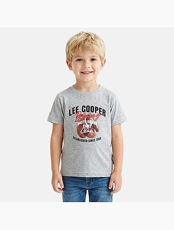 Lee Cooper - Camiseta niño de manga corta con estampado boxing club