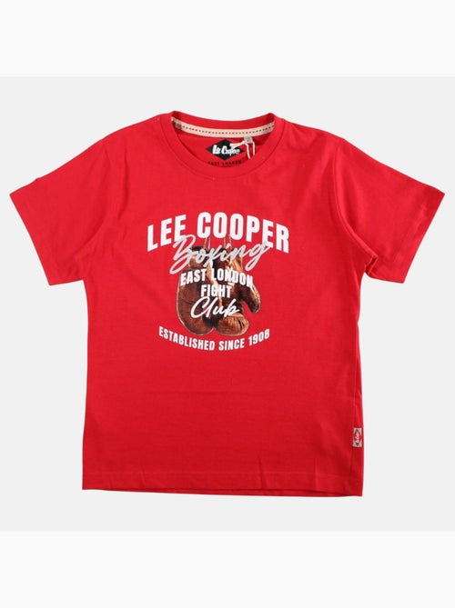 Lee Cooper - Camiseta niño de manga corta con estampado boxing club - Kiabi