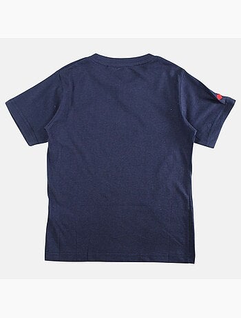 Lee Cooper - Camiseta niño de manga corta con estampado denim brand