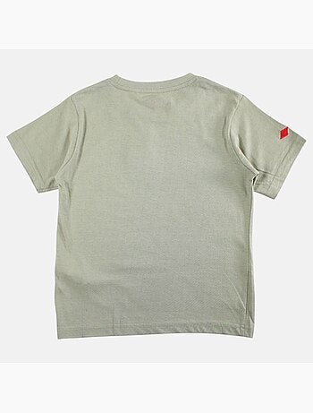 Lee Cooper - Camiseta niño de manga corta con estampado denim brand