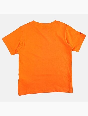 Lee Cooper - Camiseta niño de manga corta con estampado denim brand