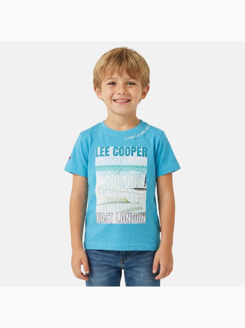 Lee Cooper - Camiseta niño de manga corta con estampado East London - Kiabi