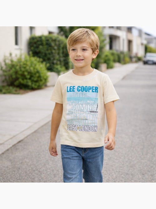 Lee Cooper - Camiseta niño de manga corta con estampado East London - Kiabi