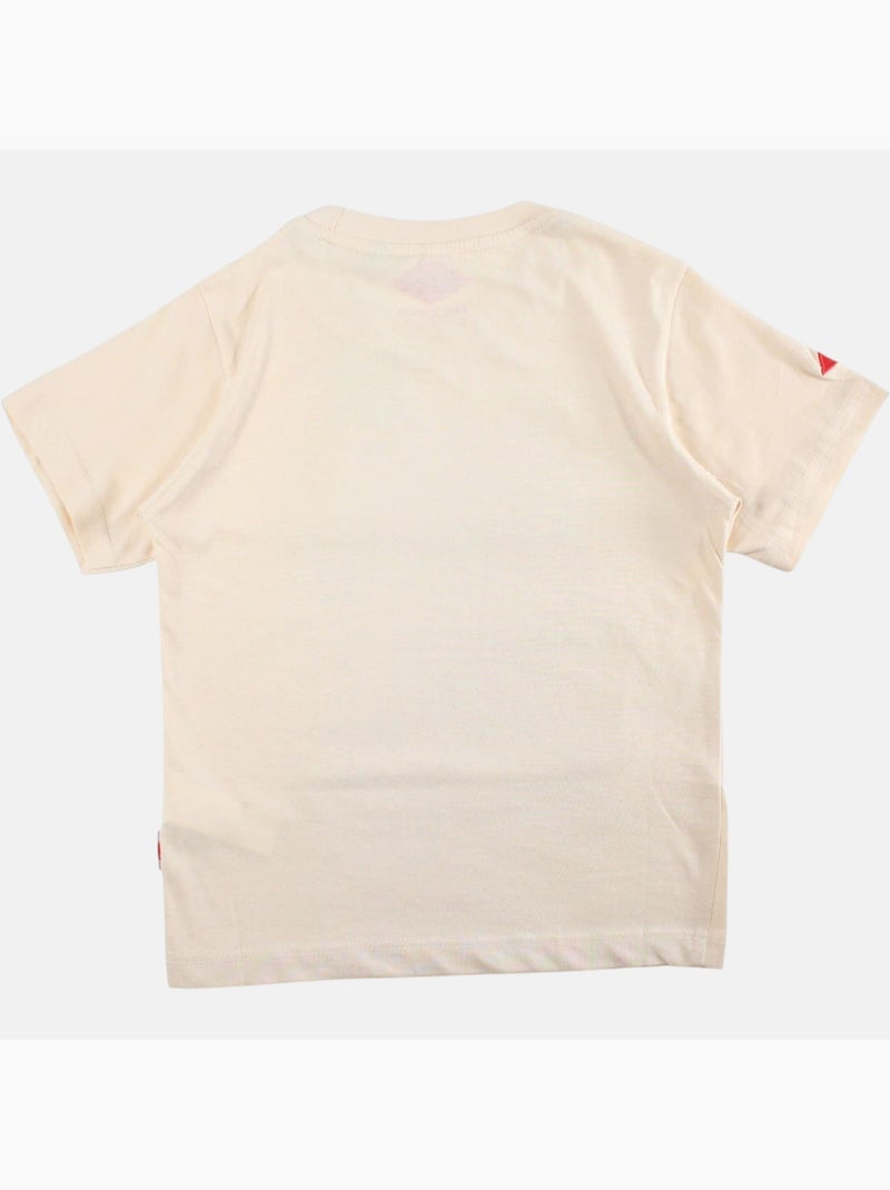 Lee Cooper - Camiseta niño de manga corta con estampado East London Beige - Kiabi