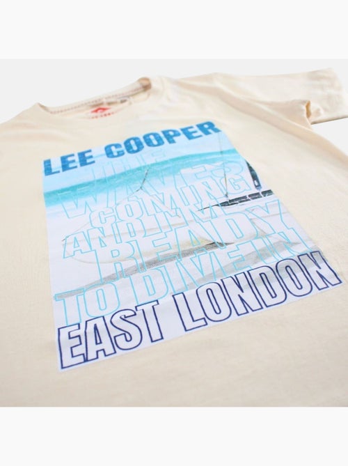 Lee Cooper - Camiseta niño de manga corta con estampado East London - Kiabi