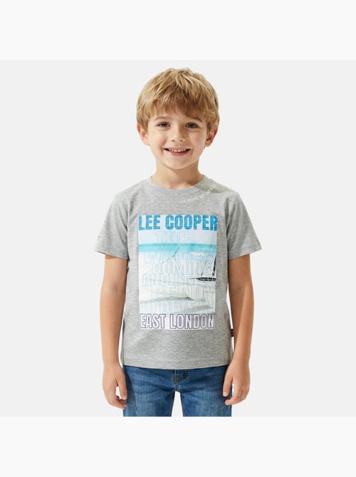 Lee Cooper - Camiseta niño de manga corta con estampado East London - Kiabi