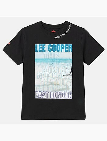 Lee Cooper - Camiseta niño de manga corta con estampado East London