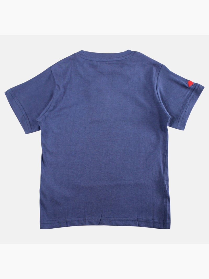 Lee Cooper - Camiseta niño de manga corta con estampado playa Azul marino - Kiabi