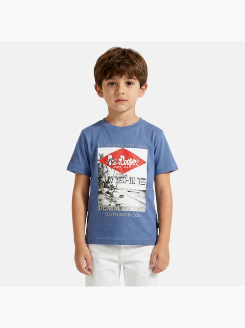 Lee Cooper - Camiseta niño de manga corta con estampado sunshine - Kiabi