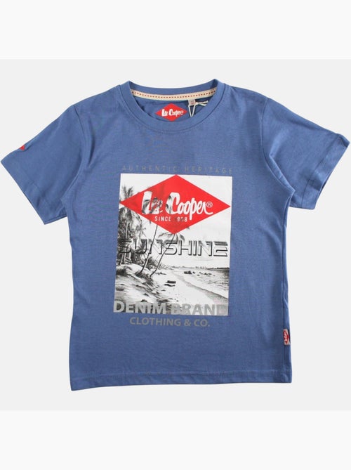 Lee Cooper - Camiseta niño de manga corta con estampado sunshine - Kiabi