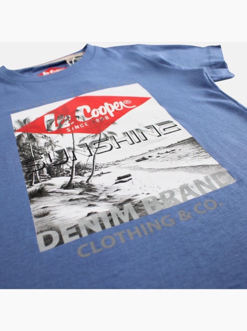 Lee Cooper - Camiseta niño de manga corta con estampado sunshine - Kiabi