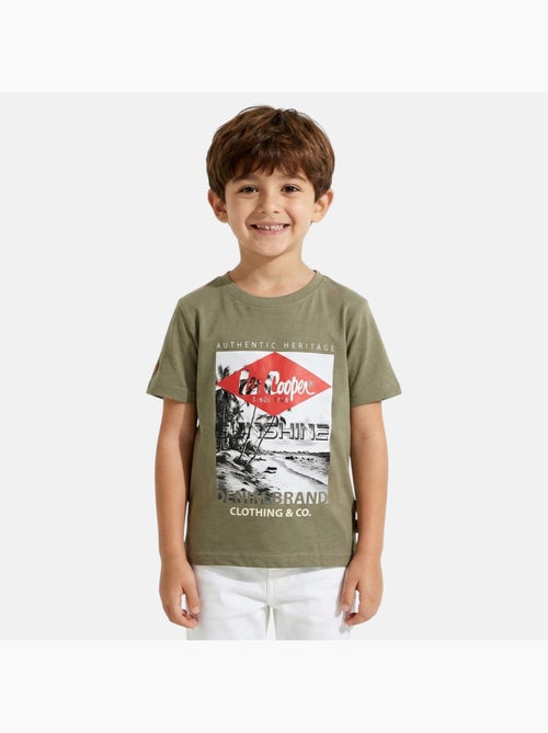 Lee Cooper - Camiseta niño de manga corta con estampado sunshine - Kiabi