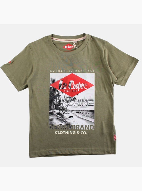 Lee Cooper - Camiseta niño de manga corta con estampado sunshine - Kiabi