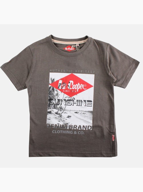Lee Cooper - Camiseta niño de manga corta con estampado sunshine - Kiabi