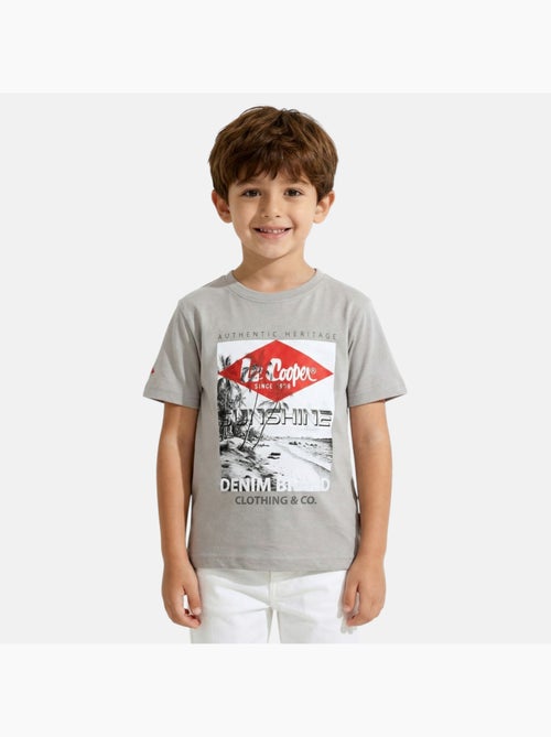Lee Cooper - Camiseta niño de manga corta con estampado sunshine - Kiabi