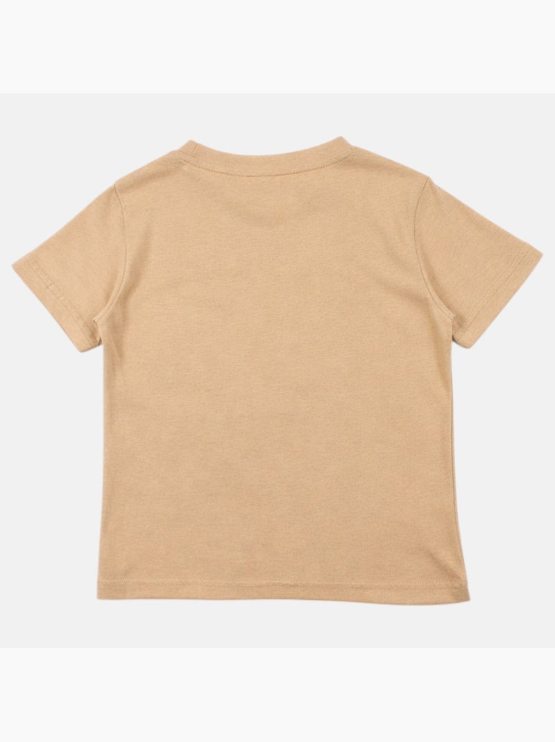 Lee Cooper - Camiseta niño de manga corta con estilo inspirado en el surf Beige - Kiabi