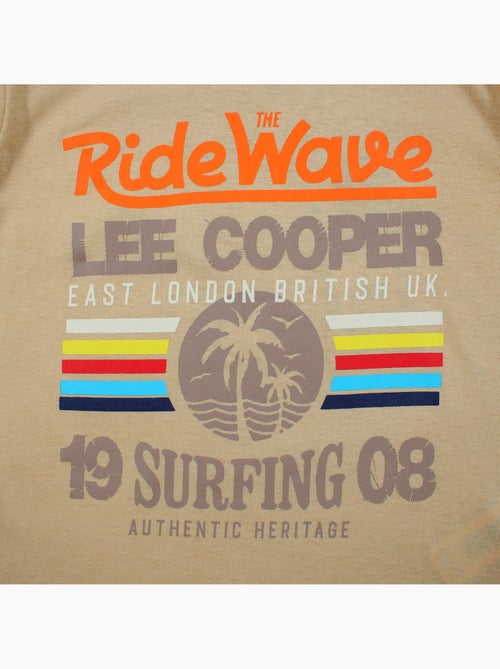 Lee Cooper - Camiseta niño de manga corta con estilo inspirado en el surf - Kiabi Lee Cooper - Camiseta niño de manga corta con estilo inspirado en el surf - Kiabi
