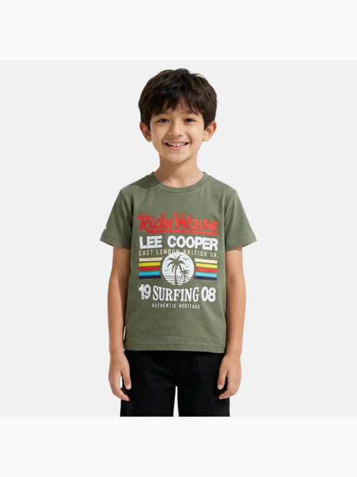 Lee Cooper - Camiseta niño de manga corta con estilo inspirado en el surf - Kiabi