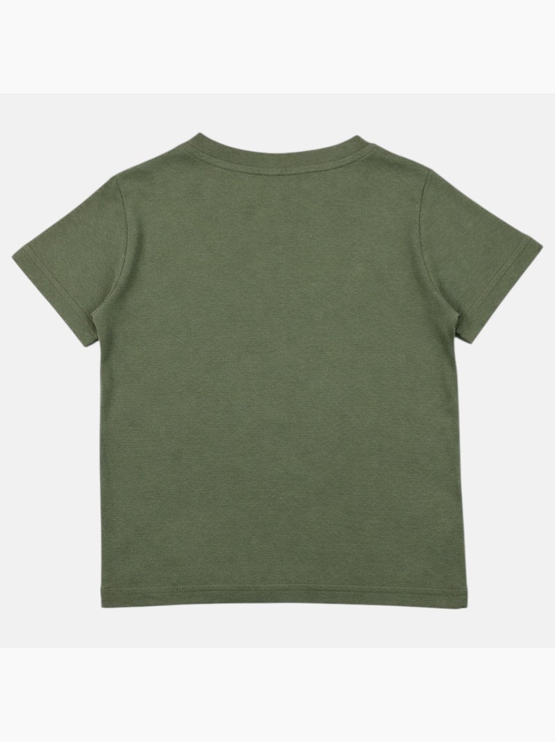 Lee Cooper - Camiseta niño de manga corta con estilo inspirado en el surf Caqui - Kiabi