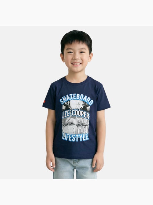 Lee Cooper - Camiseta niño de manga corta con estilo urbano inspirado en el mundo del skateboard - Kiabi