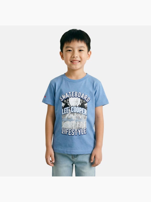 Lee Cooper - Camiseta niño de manga corta con estilo urbano inspirado en el mundo del skateboard - Kiabi