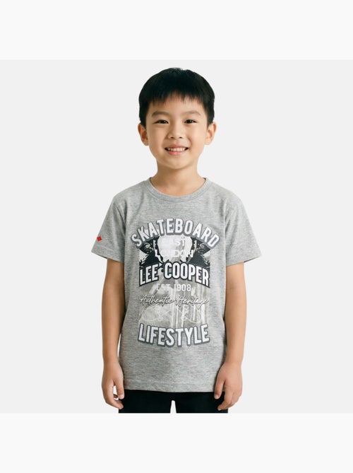 Lee Cooper - Camiseta niño de manga corta con estilo urbano inspirado en el mundo del skateboard - Kiabi