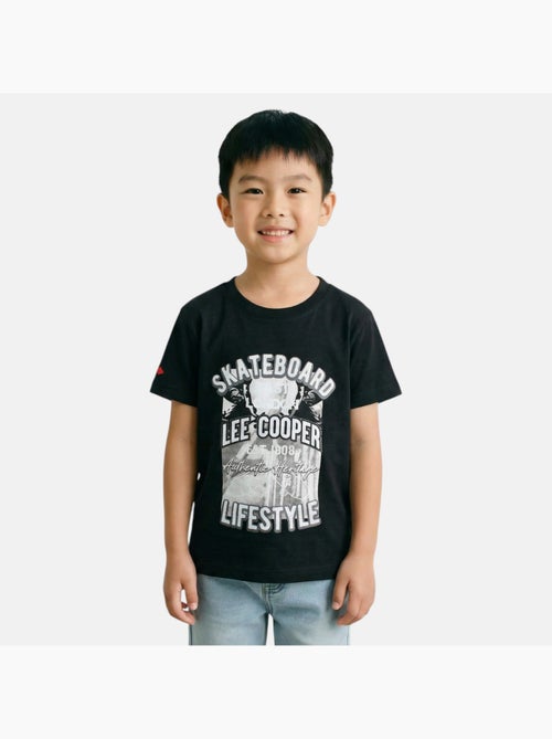 Lee Cooper - Camiseta niño de manga corta con estilo urbano inspirado en el mundo del skateboard - Kiabi