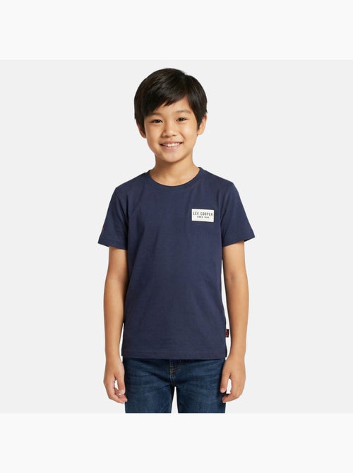 Lee Cooper - Camiseta niño de manga corta con logo en el pecho - Kiabi