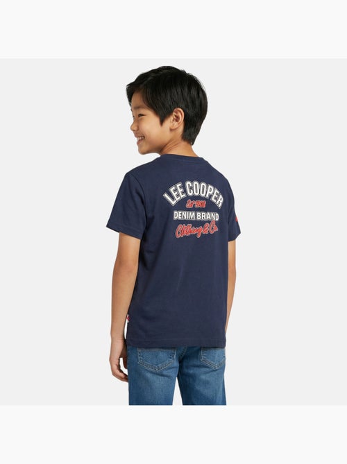 Lee Cooper - Camiseta niño de manga corta con logo en el pecho - Kiabi