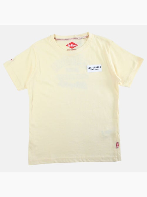 Lee Cooper - Camiseta niño de manga corta con logo en el pecho - Kiabi