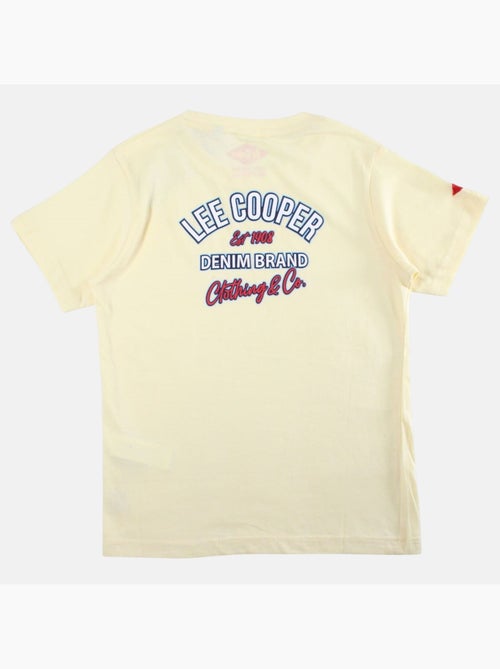 Lee Cooper - Camiseta niño de manga corta con logo en el pecho - Kiabi