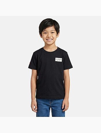 Lee Cooper - Camiseta niño de manga corta con logo en el pecho